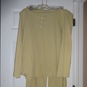 J. Jill Sleep set henley tee & drawstring pants L